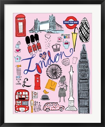 Framed Travel London Print