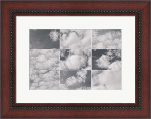 Framed In the Clouds Collage Print