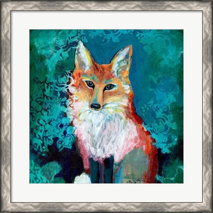 Framed Shy Fox Print