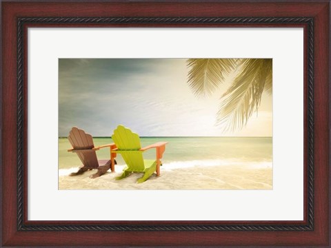 Framed Paradise Beach Print