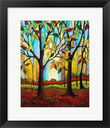 Framed Tree Color Change Print