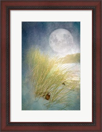 Framed Moonlight Beach Print