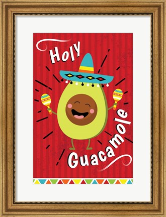 Framed Holy Guacamole Print