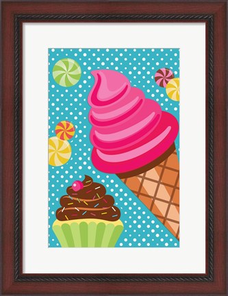 Framed Ice Cream Print