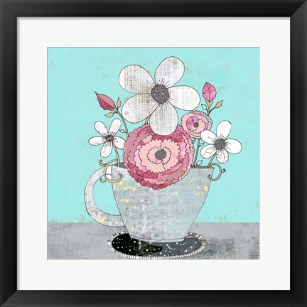 Framed Tea Cup IV Print