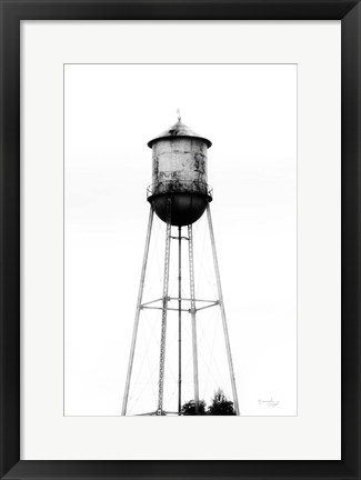 Framed Water Tower II Print