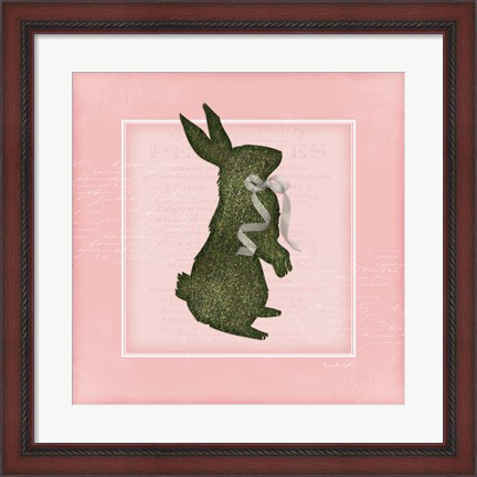 Framed Bunny - Pink Print