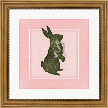 Framed Bunny - Pink Print