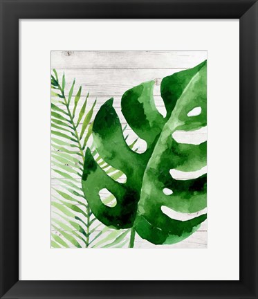Framed Banana Leaf I Print
