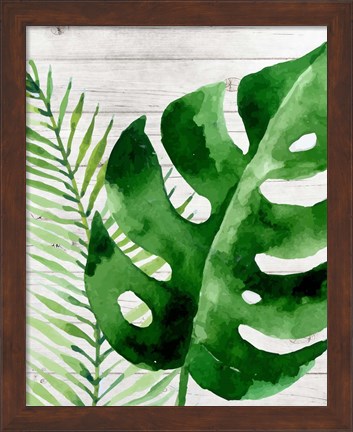 Framed Banana Leaf I Print