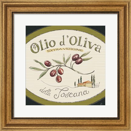 Framed Tuscan Flavor VI Print