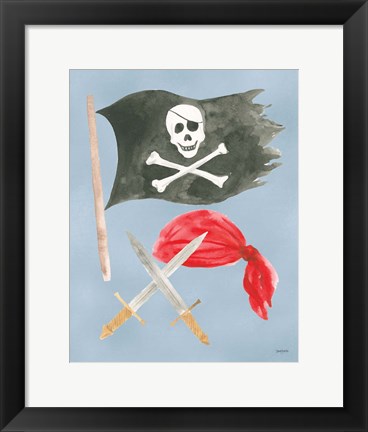 Framed Pirates II Print