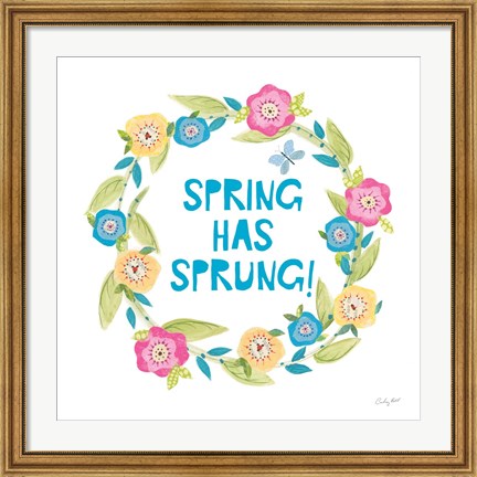 Framed Spring Has Sprung II Print