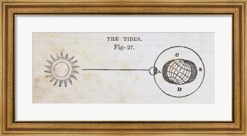 Framed Geography of the Heavens VI Print