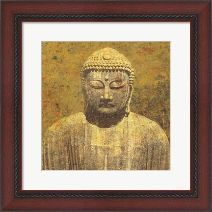 Framed Asian Buddha Crop Print