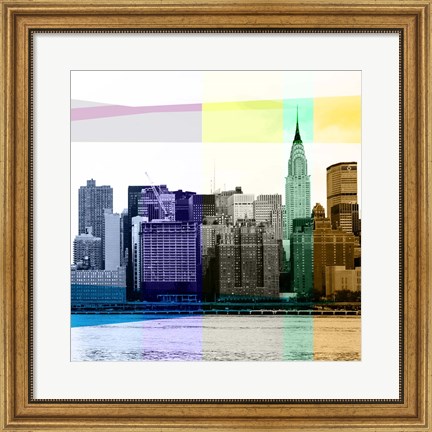 Framed Heart of a City II Print