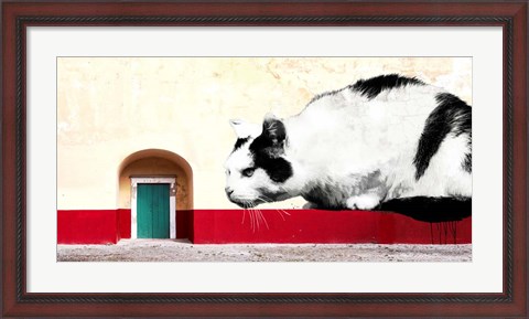 Framed Waiting for You, Mexico City Print