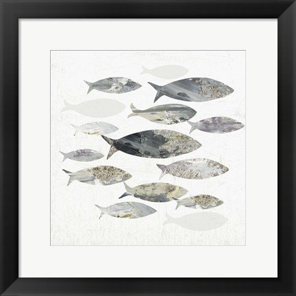 Framed Gone Fishing I Print
