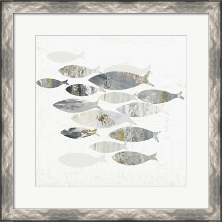 Framed Gone Fishing II Print