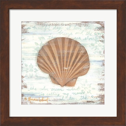 Framed Ocean Scallop Print