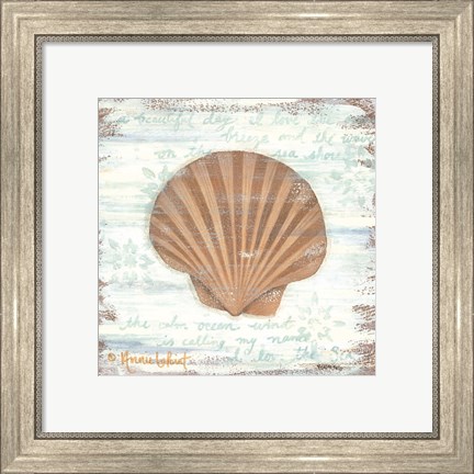 Framed Ocean Scallop Print
