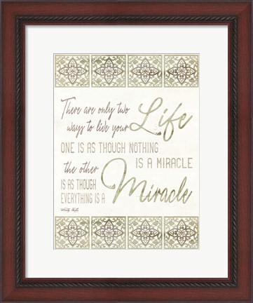 Framed Live Your Life Print