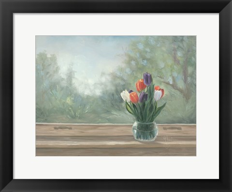 Framed Tulips Print