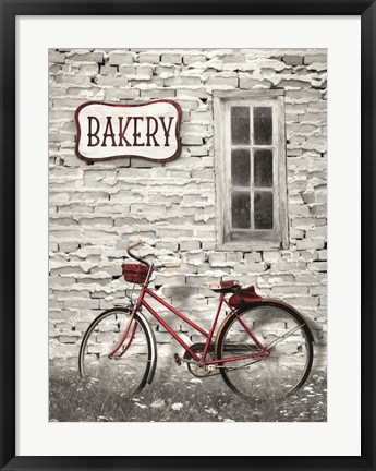Framed Bakery Stop Print