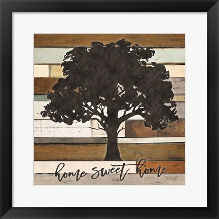 Framed Home Sweet Home Print