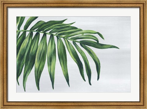Framed Tropical Leaf I Print