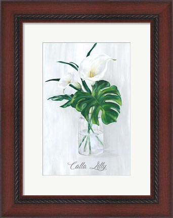 Framed Leafy Botanical Print