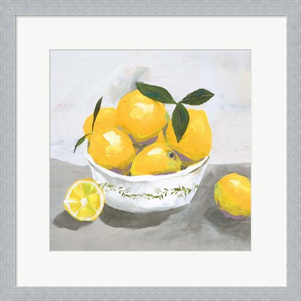 Framed Lemons Print