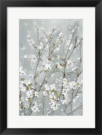 Framed Light Almond Blossoms Print