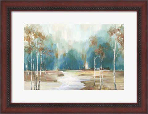 Framed Pathway to the Forest Print