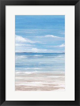 Framed Sea Landscape II Print