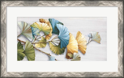 Framed Romantic Ginkgo I Print