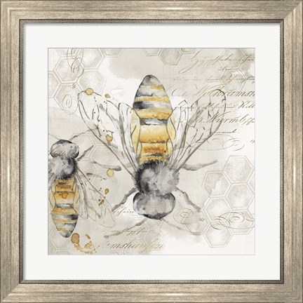 Framed Queen Bee I Print