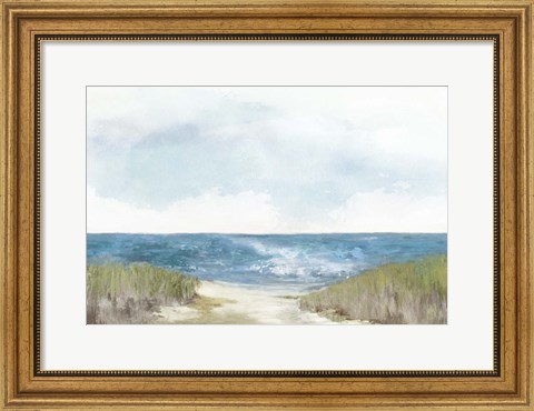 Framed Sunny Beach II Print