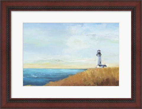 Framed Ocean Lighthouse Print