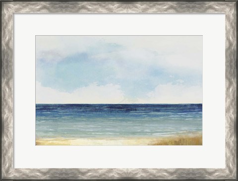 Framed Summer by the Water Print