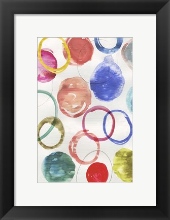 Framed Ringlets II Print