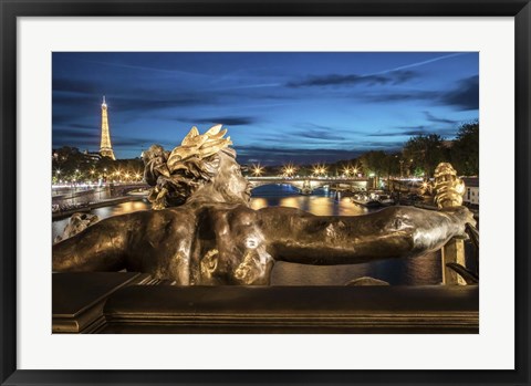 Framed Paris Bridge 2 Print