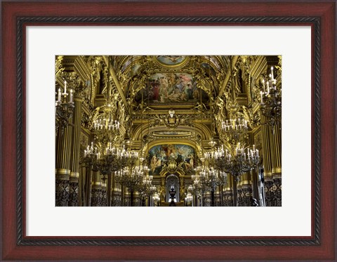 Framed Golden Room Paris Print