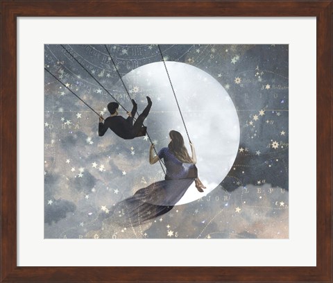 Framed Celestial Love II Print