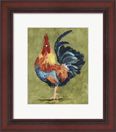 Framed Chicken Scratch IV Print