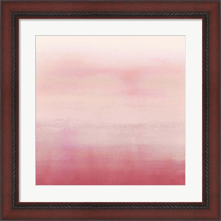 Framed Apricot Ombre II Print
