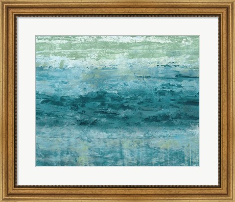 Framed Aegean Seas I Print