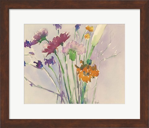 Framed Wild Flower Cuttings Print