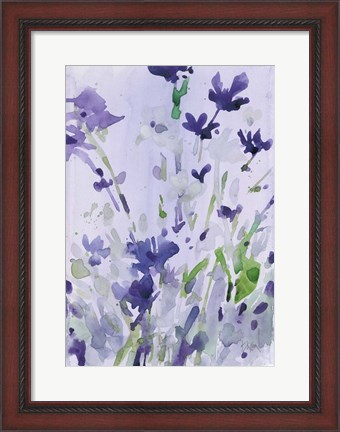 Framed Violet Garden Moment II Print