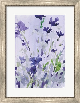 Framed Violet Garden Moment II Print